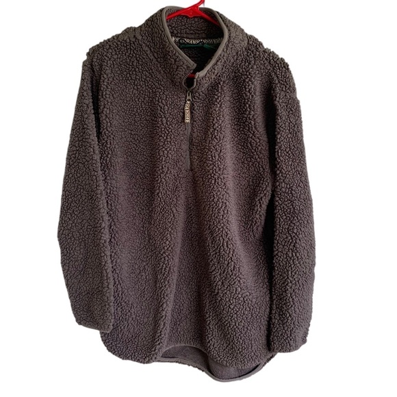 Saltwater Supply Co Tops - Saltwater Supply Co Pullover Fleece Teddy Jacket Sweatshirt 1/4 Zip Women’s L